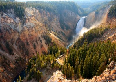 Yellowstone National Park Waterfall Attractions